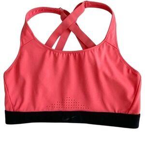 Nike Alpha High-Support Sport‎ Bra Size M Coral/Black